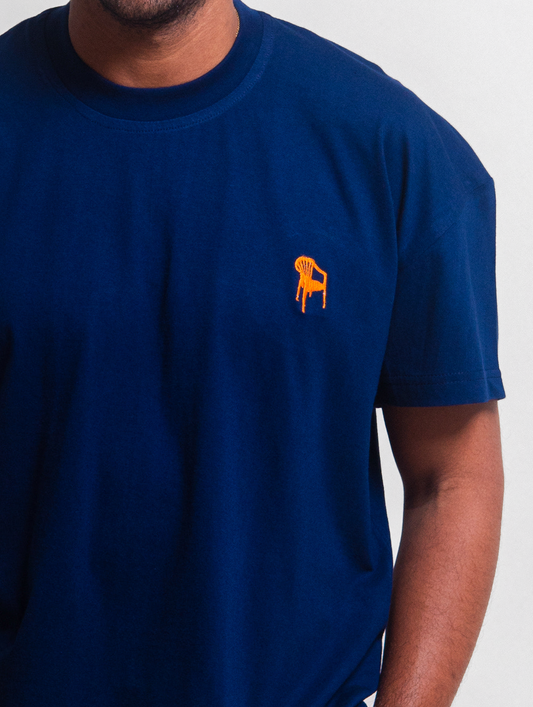A T-shirt unisexe - Marine chaise orange