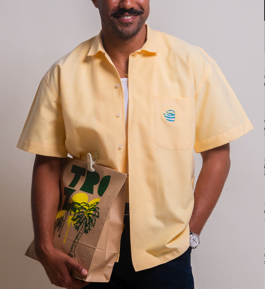 Chemise TRZ Jaune Uni Seridage
