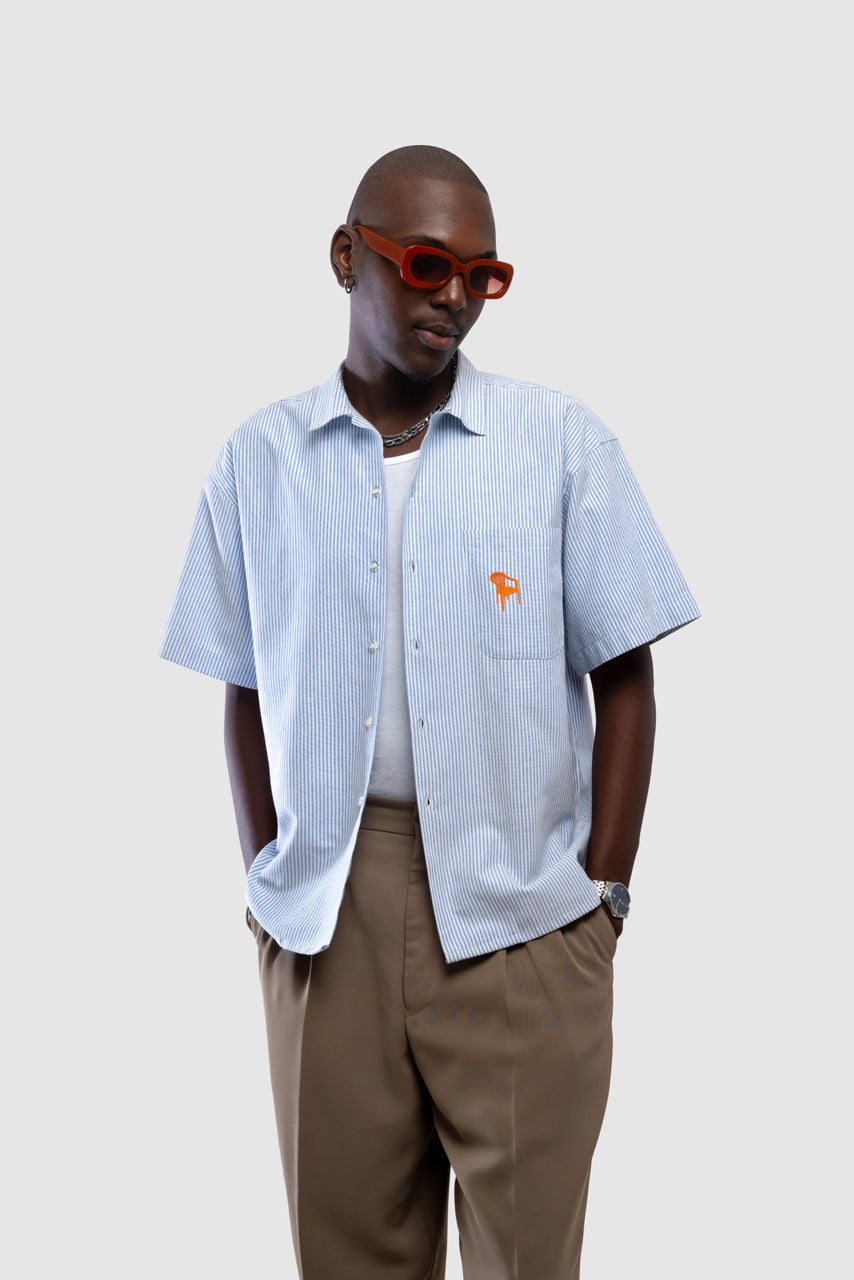 Chemise TRZ Bleue Chaise