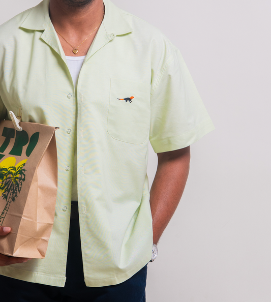 Chemise TRZ vert margouillat