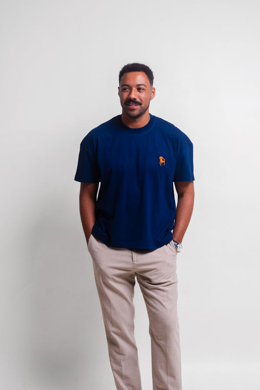 A T-shirt unisexe - Marine chaise orange